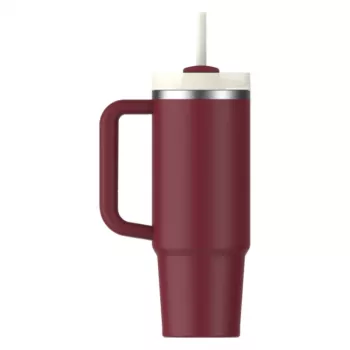 STANLEY Quencher H2.0 FlowState termosas 0,89 l, tamsiai raudonas, su šiaudeliu