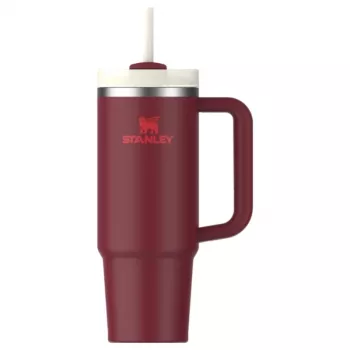 STANLEY Quencher H2.0 FlowState termosas 0,89 l, tamsiai raudonas, su šiaudeliu