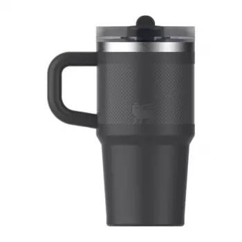 STANLEY Quencher ProTour Flip Straw termosas su šiaudeliu 0,59 L juodas