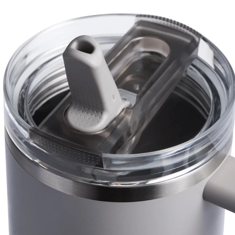STANLEY Quencher ProTour Flip Straw gertuvė su šiaudeliu 1,18L šviesiai pilka