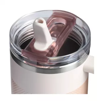 STANLEY Quencher ProTour Flip Straw Tumbler 1,18L šviesiai rožinė termo puodelis su šiaudeliu