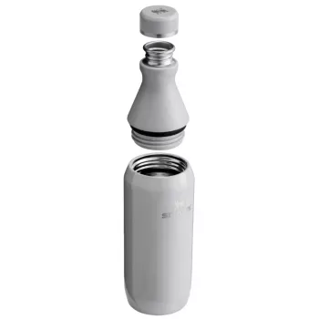 STANLEY „The All Day Slim Bottle“ 0,35 l termosinis butelis, blizgus šviesiai pilkas