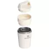 STANLEY The Café-To-Go kelioninis puodelis 0,23L blizgus kreminis