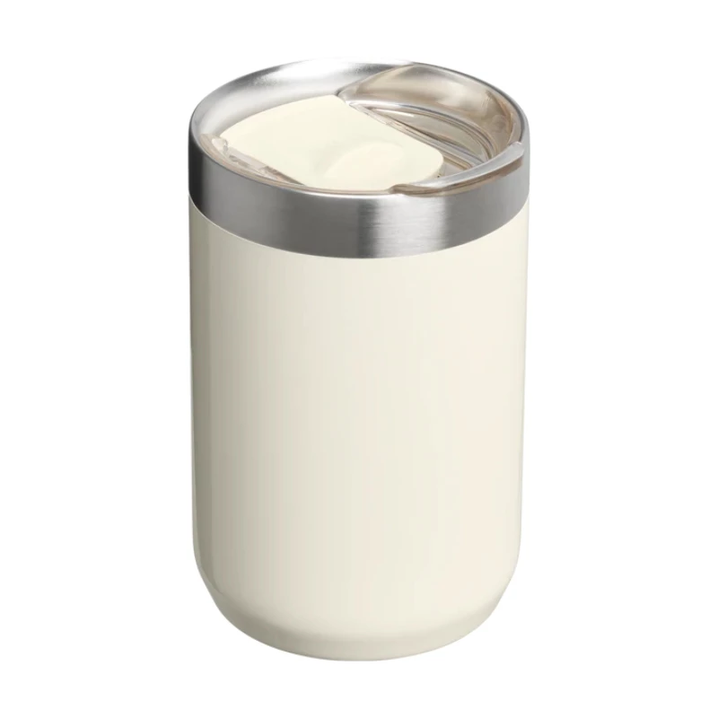 STANLEY The Everyday Camp Mug 0,35L blizgus kreminis emaliuotas plieninis puodelis