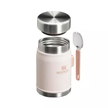STANLEY The Legendary Food Jar + Spork 0,4L šviesiai rožinis termosas