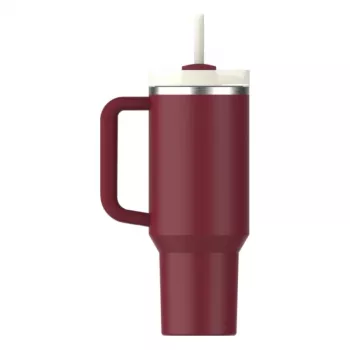 STANLEY The Quencher H2.0 FlowState gertuvė 1,18L su šiaudeliu, tamsiai raudona