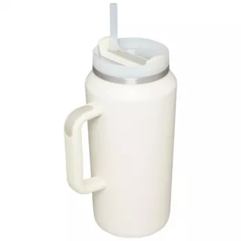 STANLEY The Quencher H2.0 FlowState termosas 1,90L kreminės spalvos su šiaudeliu