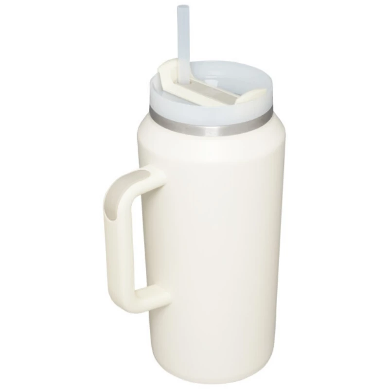 STANLEY The Quencher H2.0 FlowState termosas 1,90L kreminės spalvos su šiaudeliu