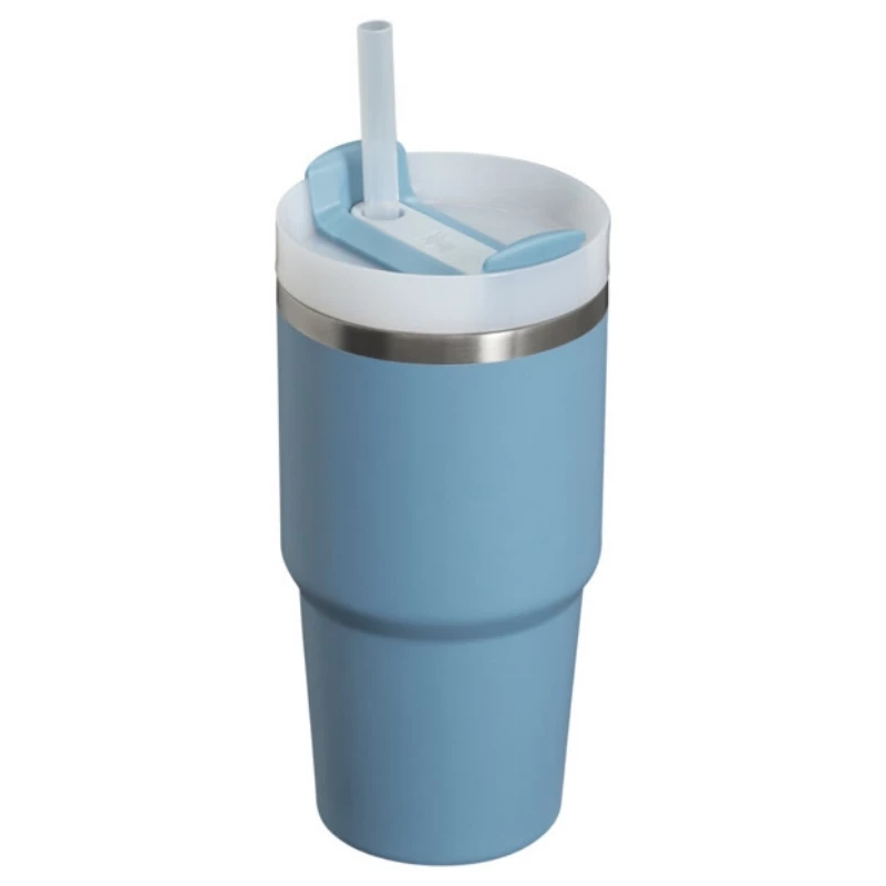 STANLEY The Quencher H2.O FlowState gertuvė 0,59L mėlyna-violetinė su šiaudeliu