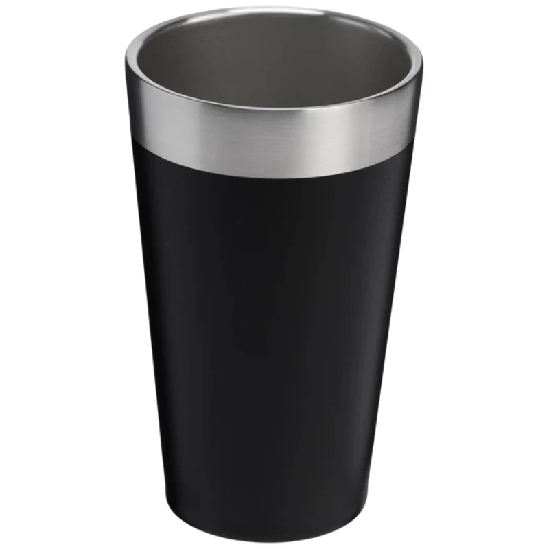 STANLEY The Stacking Tumbler 0,47L alaus bokalas, matinis juodas