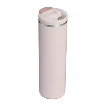 STANLEY The Transit Fliptop Mug 0,47L šviesiai rožinė