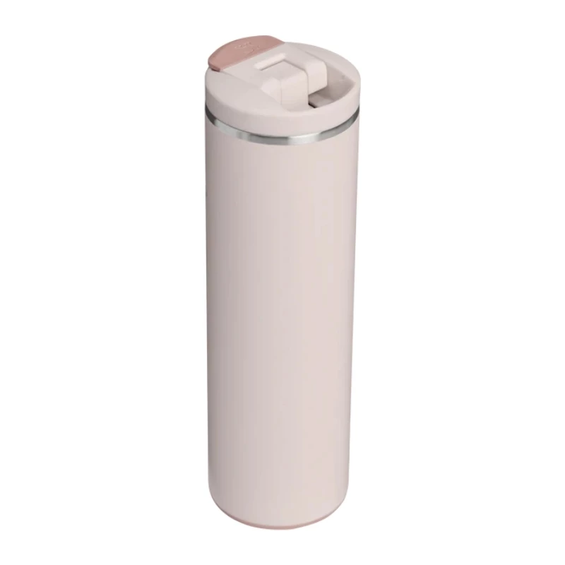 STANLEY The Transit Fliptop Mug 0,47L šviesiai rožinė