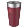 STANLEY Thermoglass The Stacking Tumbler 0,47 l tamsiai raudonas