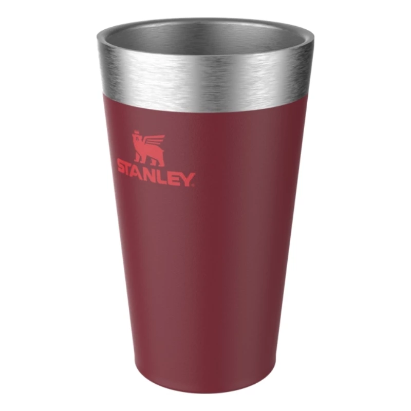 STANLEY Thermoglass The Stacking Tumbler 0,47 l tamsiai raudonas