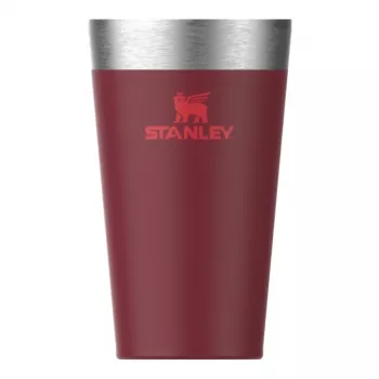STANLEY Thermoglass The Stacking Tumbler 0,47 l tamsiai raudonas