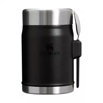 STANLEY Thermos Food The Legendary Food Jar + Spork 0,4L juodas 2.0