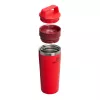 STANLEY Thermos Puodelis The Café-To-Go Travel Mug 0,47L Tamsiai Raudonas