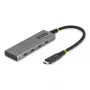 StarTech 4-Port USB-C Hub - 10 Gbps, 100W PD Įkrovimas, Apsauga nuo Perkrovos, PCR Aliuminis - 3x USB-C 3.2 Gen 2 + 1x USB-C 3.2 Gen 2 (Power Delivery) - Staliniui Kompiuteriui