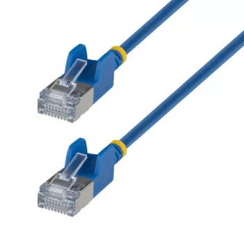 StarTech.com 0.5m (1,6 pėdos) Cat6a itin plonas apsaugotas nuo užkabinimo RJ-45 UTP jungiamasis kabelis - mėlynas