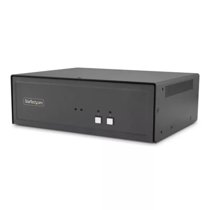 StarTech.com 2 prievadų DVI-I KVM jungiklis su garsu ir USB šakotuvu (CK4-HP202C)