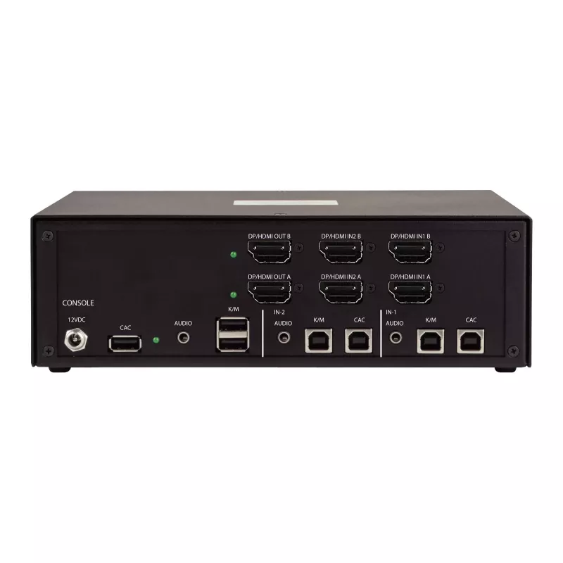 StarTech.com 2 prievadų DVI-I KVM jungiklis su garsu ir USB šakotuvu (CK4-HP202C)