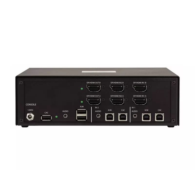 StarTech.com 2 prievadų DVI-I KVM jungiklis su garsu ir USB šakotuvu (CK4-HP202C)