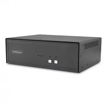 StarTech.com 2 prievadų DVI-I KVM jungiklis su garsu ir USB šakotuvu (CK4-HP202C)