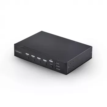 StarTech.com 4-Port DVI-I KVM jungiklis su garsu ir USB 2.0 šakotuvu