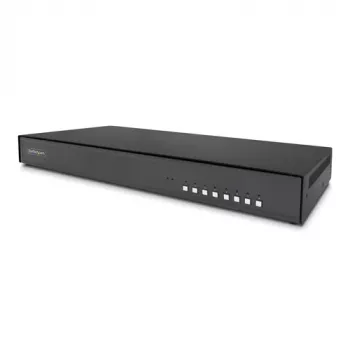 StarTech.com 8 prievadų saugus KVM jungiklis su 4K DisplayPort, TAA atitiktis, NIAP PP4.0, dviejų monitorių