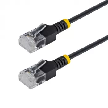 StarTech.com 80 cm Ultra Slim Cat6a UTP Patch Cable - RJ-45 Male to RJ-45 Male - Black
