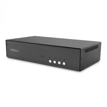 StarTech.com Secure 4-Port dviejų monitorių 4K DisplayPort KVM jungiklis su USB 3.0 šakotuvu ir garsu