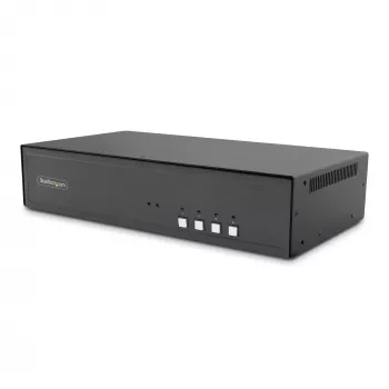 StarTech.com Secure 4-Port dviejų monitorių 4K DisplayPort KVM jungiklis su USB 3.0 šakotuvu ir garsu
