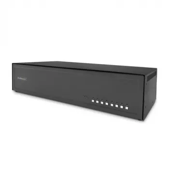 StarTech.com Secure 8-Port KVM Switch – 8 x KVM – Rack Mountable