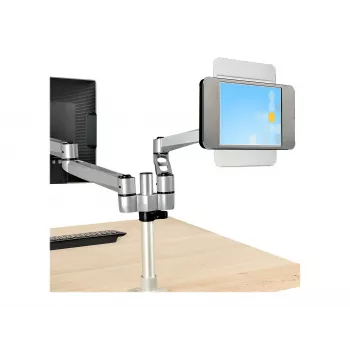 StarTech.com Secure Tablet Stand – apsauginis universalus planšetinio kompiuterio laikiklis iki 10,5 col. planšetėms, rakinamas, K-Slot, VESA, ant stalo ar sienos – SECTBLTPOS2