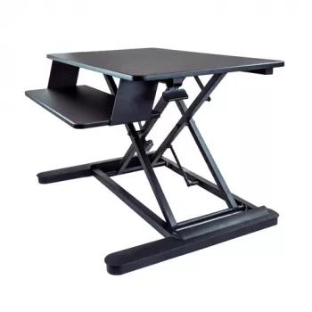StarTech.com Sit-Stand stalo konverteris su klaviatūros padėklu - 89 x 53 cm paviršius - ergonomiškas reguliuojamo aukščio stovas