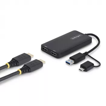 StarTech.com USB-C į USB-A adapteris 3.0 5Gbps (vyriškas į moterišką) – juodas