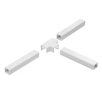 STASIŃSKI SP. Z O.O. LO 35x18 baltas trišakis 35x18 mm kabelių kanalui
