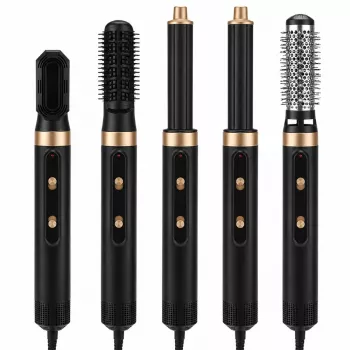 StayBeauty by Extralink M-17934 5-in-1 karšto oro plaukų formuotuvas su jonine technologija, 1000W, 5 priedai, reguliuojama šiluma ir greitis
