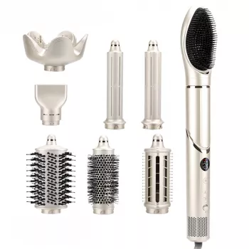 StayBeauty by Extralink M-17959L sulankstomas 8-in-1 karšto oro plaukų formuotuvas su jonizacija, 1400W, 8 priedai, formavimo rinkinys