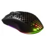 SteelSeries Aerox 3 Wireless Optinė Žaidimų Pelė - 18000 CPI, 80M Paspaudimų, RGB, Onyx - Refurbished