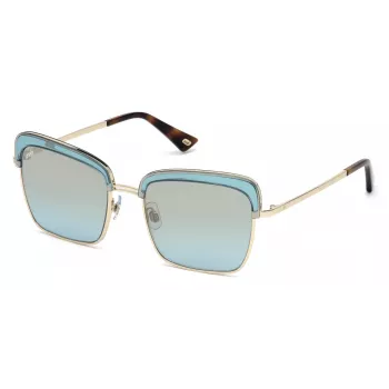 WEB EYEWEAR Moteriški akiniai nuo saulės WE0219-84W (55/19/140 mm) Havana Brown Cat Eye