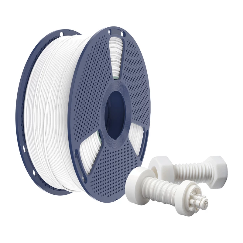 Sunlu didelės spartos ABS siūlas (baltas) 1,75 mm 1 kg (ABS H-S W)