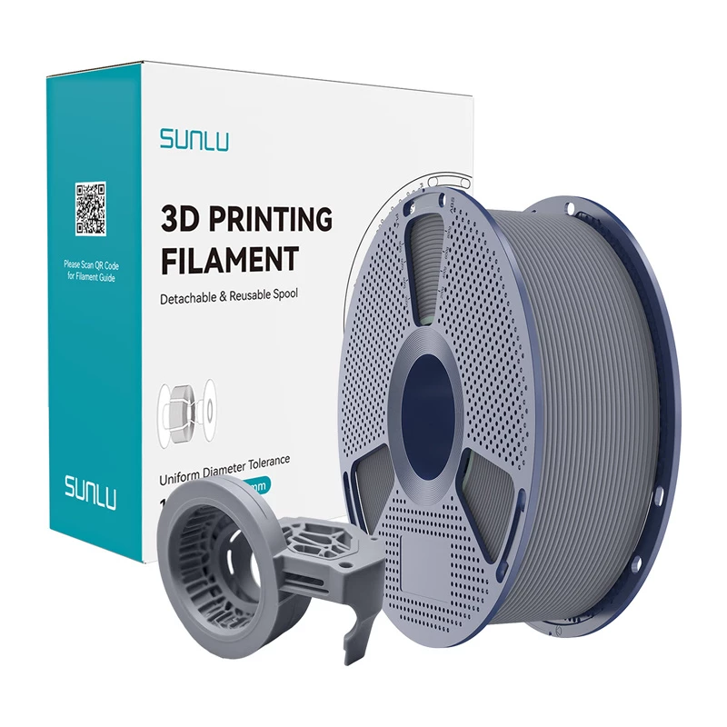 SUNLU PETG High-Speed Matte filamentas 1.75 mm pilkas 1 kg