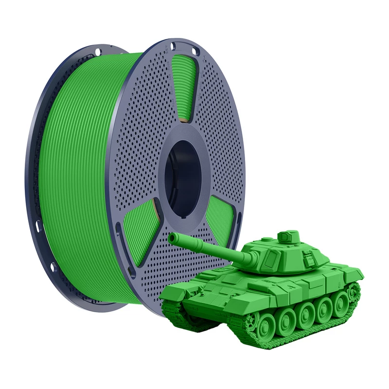 SUNLU PLA+ High-Speed 3D spausdinimo filamentas, žalia, 1,75 mm, 1 kg