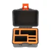 Sunnylife AQX-28 Mini Hard Case, skirtas DJI Osmo Action 3/4/6 – juoda EVA ir PU oda