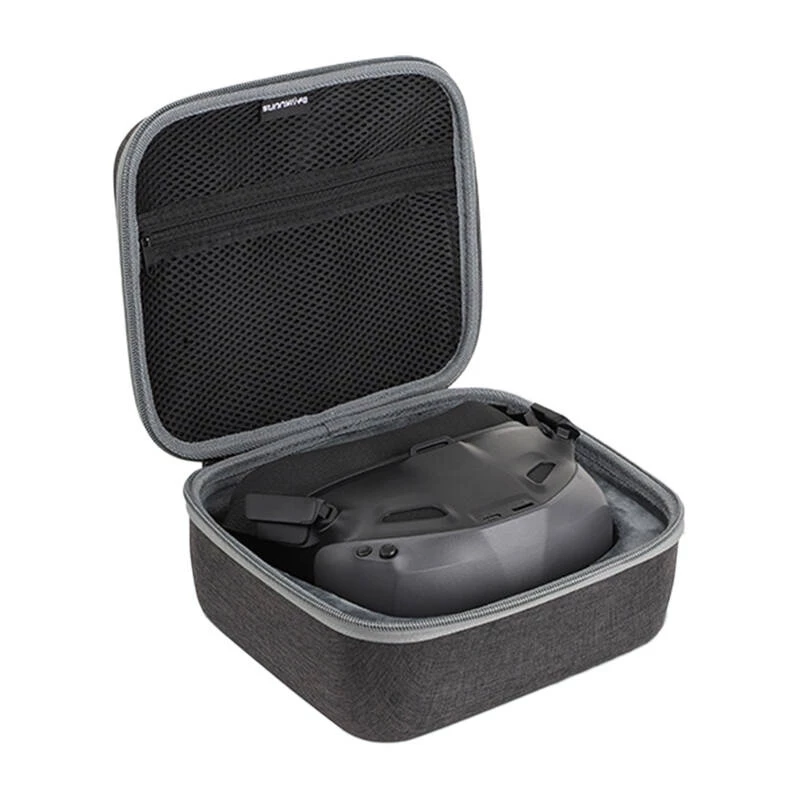 Sunnylife B937 EVA kietasis dėklas DJI FPV Goggles V2, Goggles 2 ir Integra apsaugai (pilka/juoda)