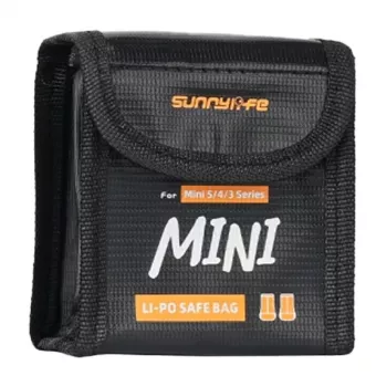 SUNNYLIFE Battery Carrying Case, skirta DJI Mini 3 Pro / Mini 4 Pro / Mini 5 Pro (talpina 2 baterijas) - pilka