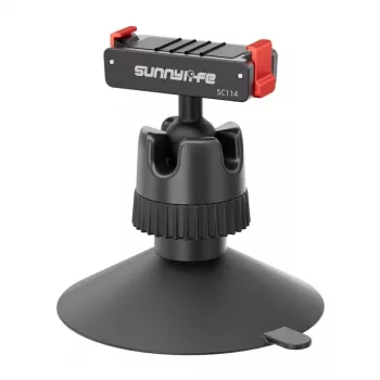 Sunnylife Magnetinis tvirtinimo adapteris su 360° rutuliniu šarnyru, skirtas Osmo Action 3/4/5 Pro