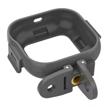 Sunnylife Montavimo rėmelio adapteris, skirtas Insta360 GO Ultra – juodas ABS, 1/4 inch sriegis ir šalto bato lizdas