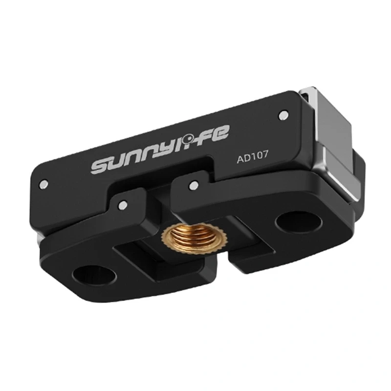 Sunnylife Reversible Mounting Adapter for DJI Osmo Action / GoPro / Insta360 – 1/4 Inch Screw